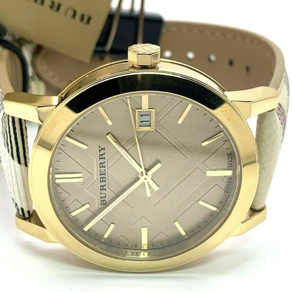 Burberry Women's Watch BU9026 The City Gold Tone - Picture 7 of 9